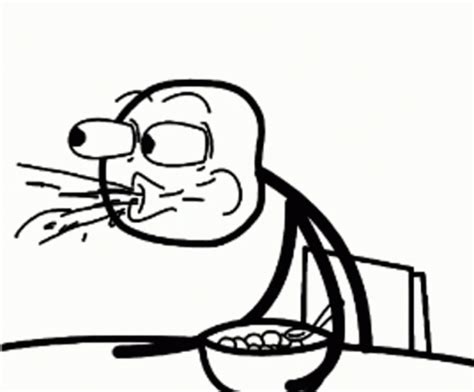 cereal guy meme|guy spitting out cereal meme.